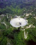 La grande parabole d’Arecibo à Porto Rico
